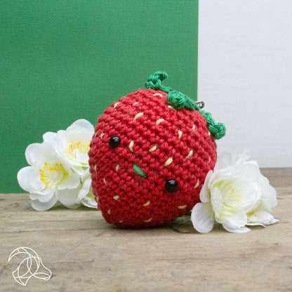 Kit de crochet à faire soi-même - Porte-sac en forme de fraise