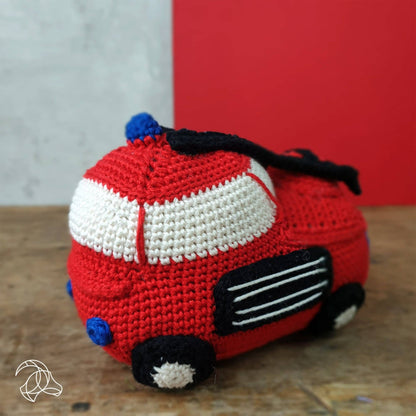 Kit de bricolage au crochet - Camion de pompier