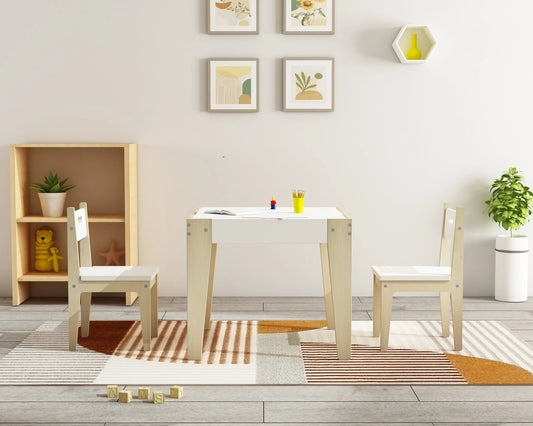 Table d'activités et de rangement FRODE avec chaises pour enfants