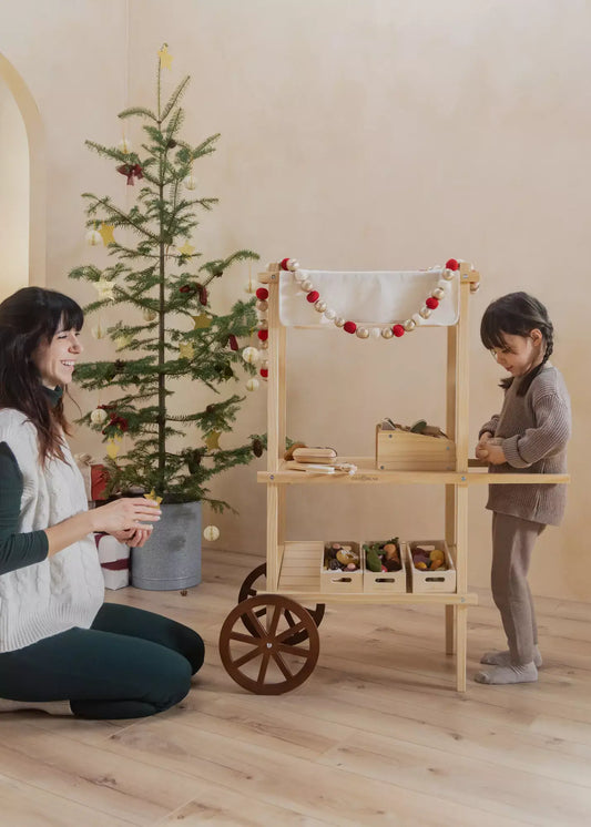 Mini stand de jeux en bois