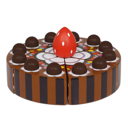 Gâteau au chocolat - Jeu sensoriel enfant