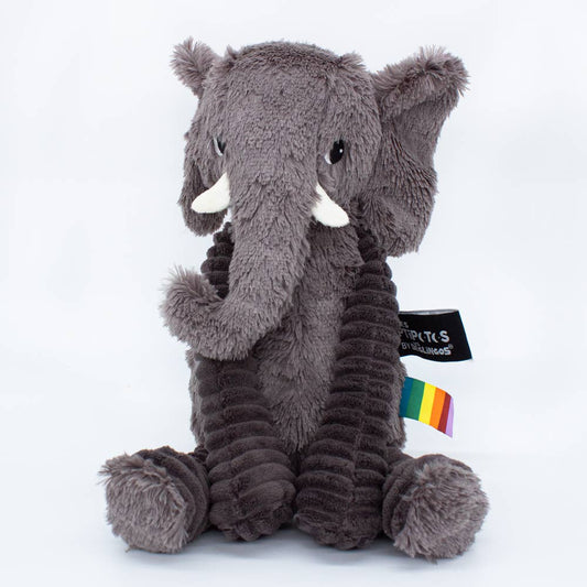 Peluche Les Ptipotos - Gris éléphant