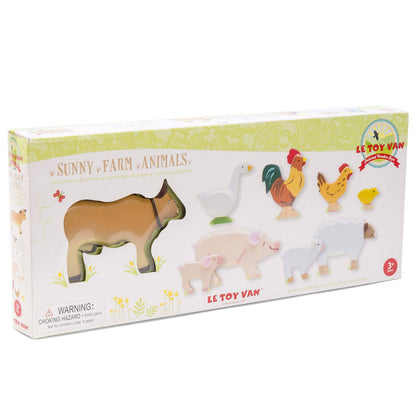 Set d'animaux de ferme Sunny - Jeu éducatif enfant ( 3 ans et + )