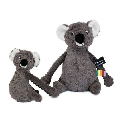 Peluche Les Ptipotos - Trankilou le Koala Mum & Baby Grey