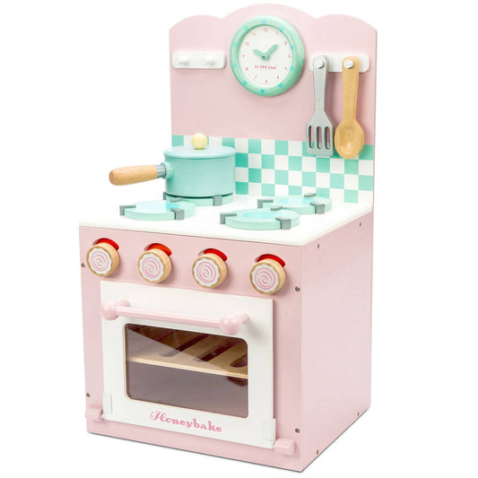 Four et table de cuisson roses - Jeu Montessori enfant