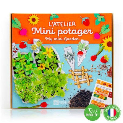 Coffret Mini Potager Bio - Kit créatif de jardinage Enfant