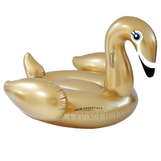 Essentiels de bain Cygne gonflable XXL Or - Accessoire de Natation