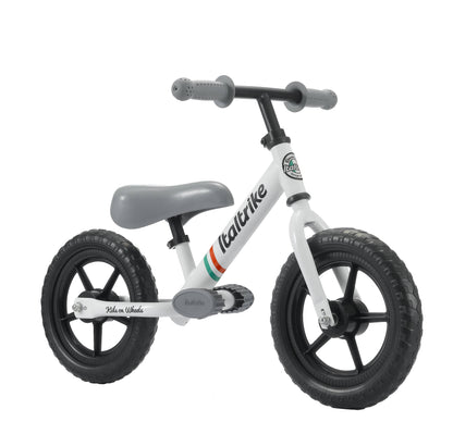 Pista Draisienne Acier + Roues 12 EVA Blanche - Jeu de motricité pour enfant  (2 à 5 ans)