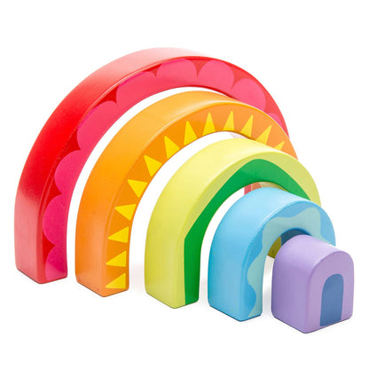 Jouet Rainbow Tunnel - Jeu Montessori enfant