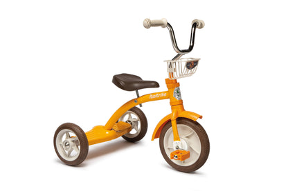 Tricycle Super Lucy Road Work Orange - Jeu de motricité pour enfant (2 à 5 ans)