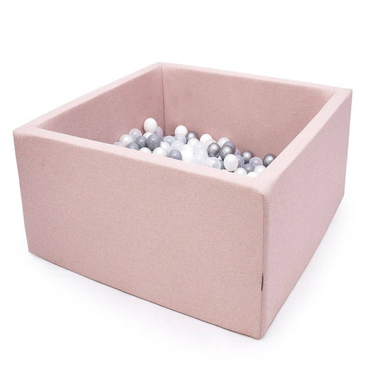 Ball-Pit Square Rouge 90X90X40cm (+200 boules)