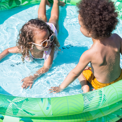 Essentiels de bain : Piscine gonflable Tropical 150 cm - Accessoire de Natation ( 3 ans et + )