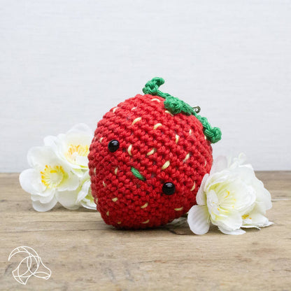 Kit de crochet à faire soi-même - Porte-sac en forme de fraise