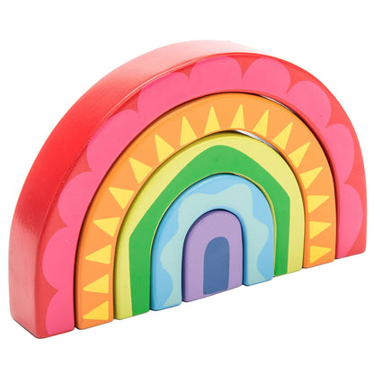 Jouet Rainbow Tunnel - Jeu Montessori enfant