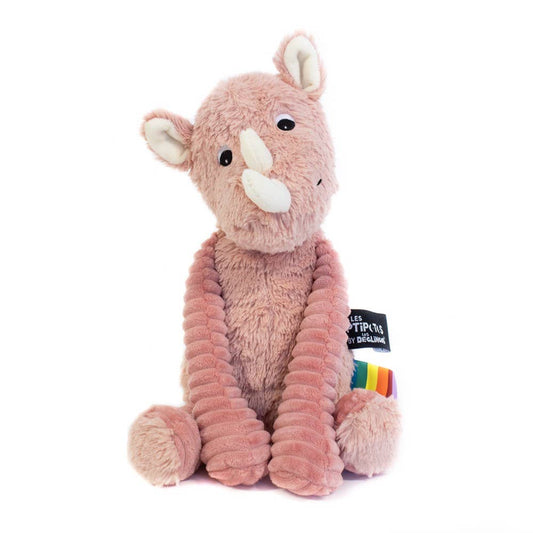 Peluche Les Ptipotos - Rose Rhino