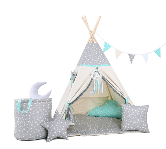 Ensemble de tipi pour enfant Mint Star Pearl