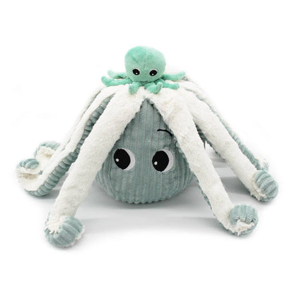 PTIPOTOS - OCTOPUS MUM & BABY MINT 18 POUCES (45 cm)