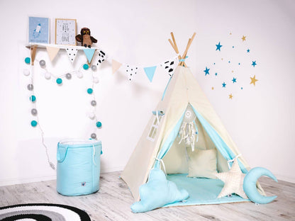 Ensemble de tipi pour enfant Fluffy Cloud