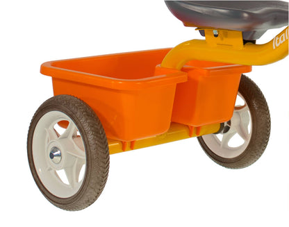 Tricycle Transporter Road Work Orange - Jeu de motricité pour enfant (2 à 5 ans)