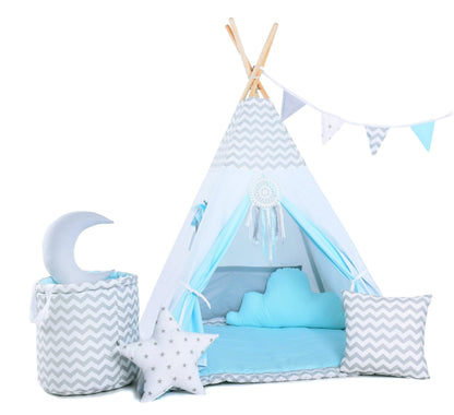 Ensemble de tipi pour enfant Blue Wind