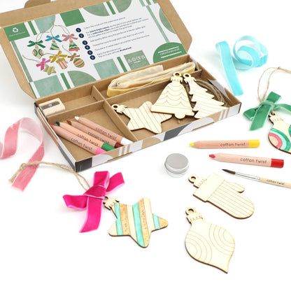 Kit de bricolage pour décorations de Noël à paillettes