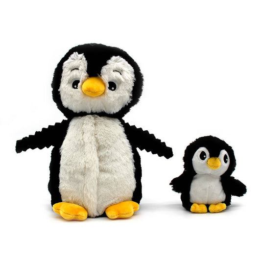 PINGOUIN EN PELUCHE ET BÉBÉ NOIR ET BLANC//LES PTIPOTOS