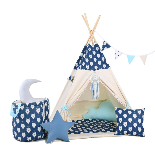 Ensemble de tipi pour enfant Ours