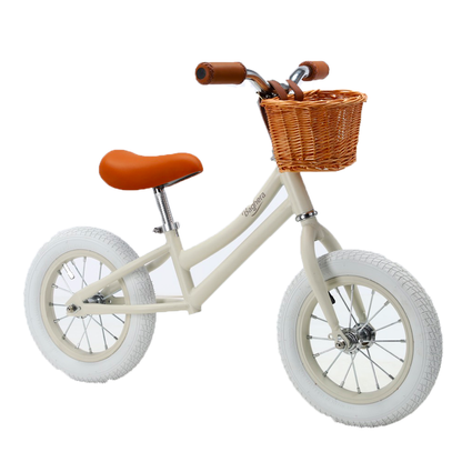 Draisienne Beige pour enfant et son Casque assorti