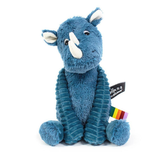 Peluche Les Ptipotos - Bleu rhinocéros