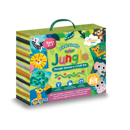 Boîte de bricolage sensorielle First Crafts Jungle Dough - Jeu éducatif pour enfant