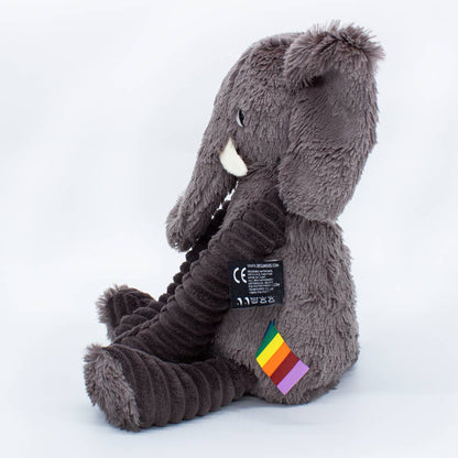 Peluche Les Ptipotos - Gris éléphant