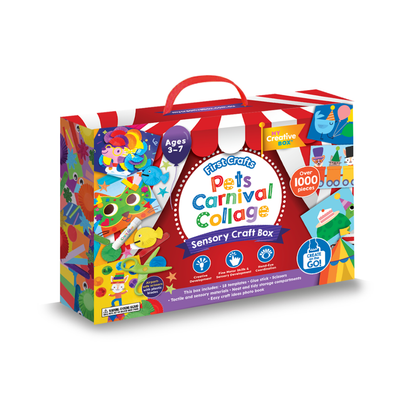 Boîte de bricolage sensorielle First Crafts Pets Carnival - Jeu éducatif pour enfant