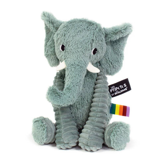 Peluche Les Ptipotos - Vert éléphant