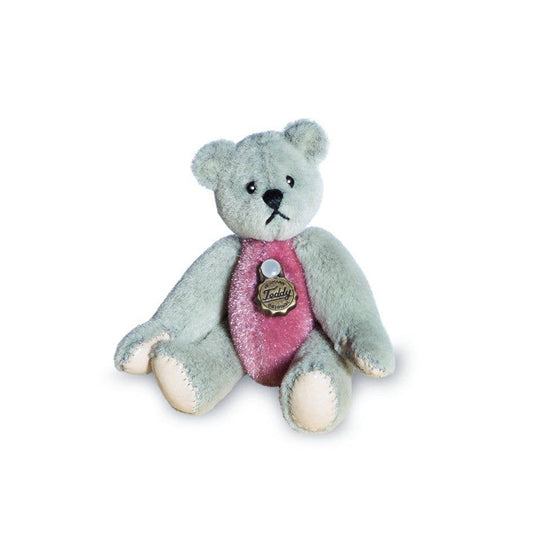 Teddy gris/rose 5,5 cm - Ours de collection - Objet de collection