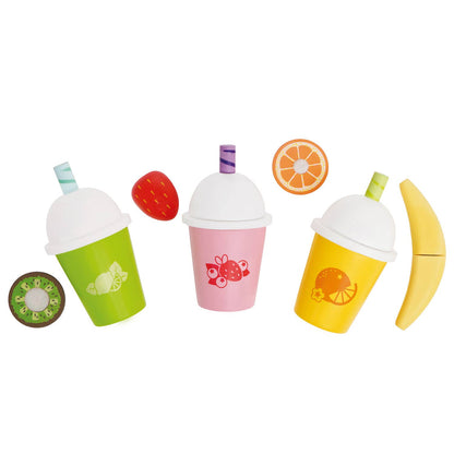 Smoothie et jus à emporter, 3 pièces - Jeu sensoriel enfant ( 2 ans et + )