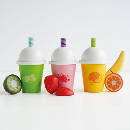 Smoothie et jus à emporter, 3 pièces - Jeu sensoriel enfant ( 2 ans et + )