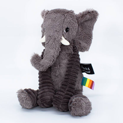 Peluche Les Ptipotos - Gris éléphant