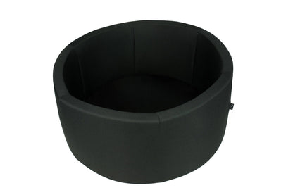 Ball-Pit Rond Noir 90x40cm (+200 balles)- Aire de Jeu pour Enfants ( 1 an et +)