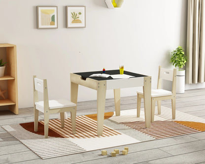 Table d'activités et de rangement FRODE avec chaises pour enfants