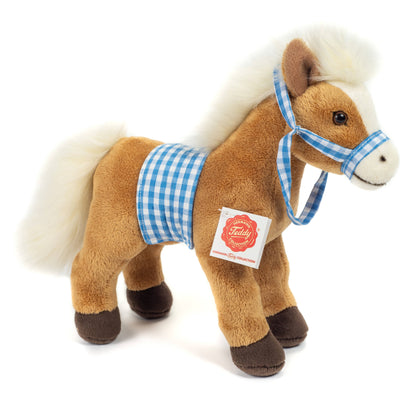 Cheval debout avec selle 23 cm - peluche - peluche