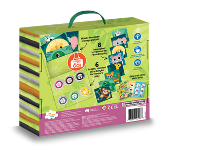 Boîte de bricolage sensorielle First Crafts Jungle Dough - Jeu éducatif pour enfant