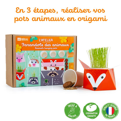 La farandole des animaux coffret d'activités - Kit créatif de jardinage Enfant