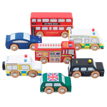 Set de voitures London - Jeu éducatif enfant ( 3 ans et + )