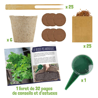 Coffret prestige du jardinier -  25 variétés - Kit créatif de jardinage Enfant