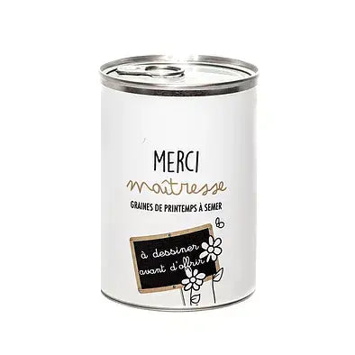 Kit à semer "Merci Maitresse" fabriqué en France