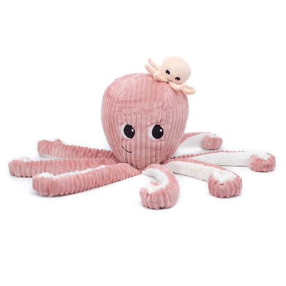 PTIPOTOS - POULPE MUM & BABY PINK 18 POUCES (45 cm)