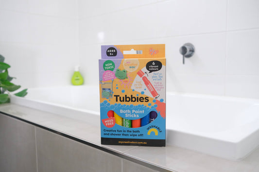 Bâtonnets de peinture pour le bain Tubbies - Jeu éducatif pour enfant