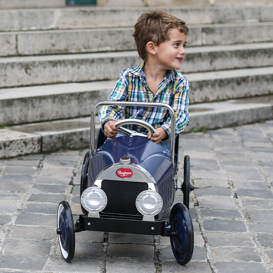 Voiture à pédales Bleue pour Enfant