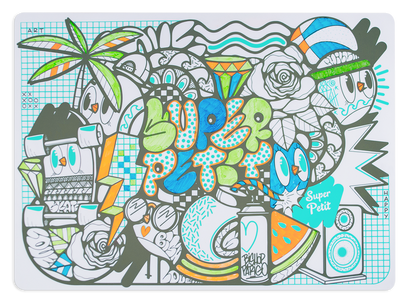 Set de Coloriage SuperPetit x BISHOPPARIGO 🌍 - Kit Créatif