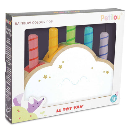 Nuage arc-en-ciel Pop ! - Jeu sensoriel enfant